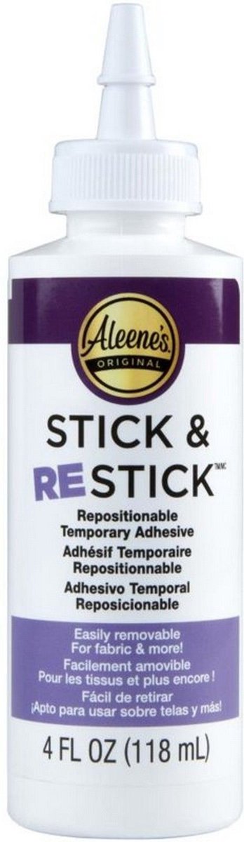 Aleenes Lijm - Stick & Restick - Respositionable - 118ml (Carded)